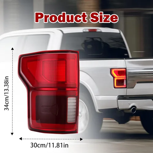 Miniatura 6 de Conjunto de luz trasera LED para Ford F150 2018 2019 2020 con lámpara trasera de punto ciego KL3Z13405B (lado izquierdo del conductor)