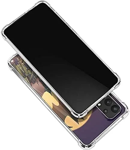 Miniatura 3 de Skinit Funda transparente compatible con Galaxy A32 5G – Diseño oficial de DC Comics Batman in The Sky