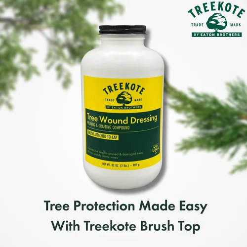 Miniatura 4 de Treekote Cepillo para aderezo de heridas, 32 onzas para árboles y arbustos, pasta curativa y sellador de heridas de árboles, sellador de poda