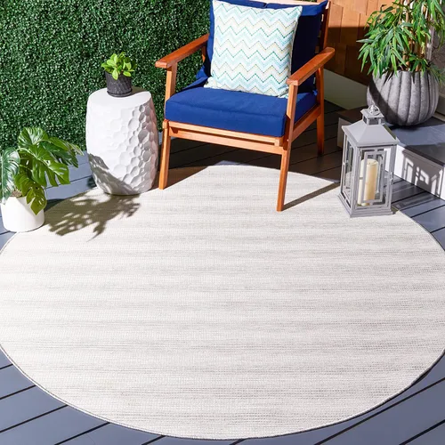 Miniatura 51 de SAFAVIEH Hampton Collection - Alfombra lavable para exteriores de 2 x 9 pies, color marfil y gris, no desprende pelusa y fácil de limpiar, ideal