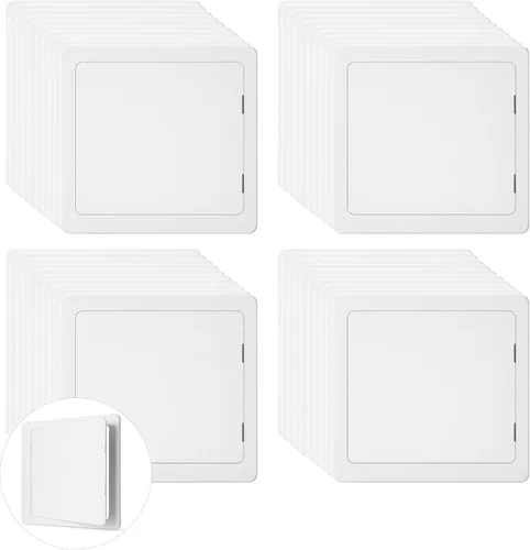 Miniatura 8 de Morvat Panel de acceso de 14 x 14 pulgadas para paneles de yeso y techo con puerta, plástico ABS duradero de alta resistencia y caja de acceso