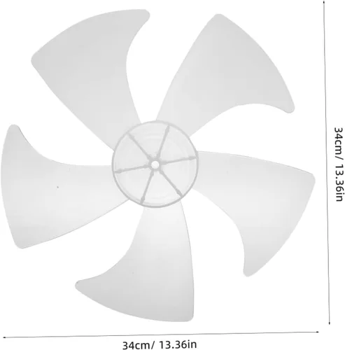 Miniatura 2 de Uonlytech Ventilador de 14 pisos con aspas de ventilador de escritorio, ventilador de casa, mesa blanca, piezas de refrigerador, aspas de ventilador