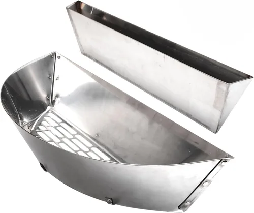 Miniatura 2 de SnS Grills - Cesta patentada Slow 'N Sear XL, cesta de carbón de acero inoxidable con depósito de agua extraíble para ahumar bajo y lento y parrilla