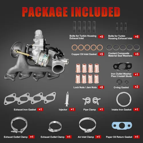 Miniatura 2 de Turbocompresor de 1.4 L con kits de instalación completos compatibles con Buick Encore 2013-2021 Chevy Chevrolet Cruze 2011-2015 Sonic 2012-2020