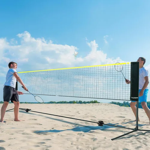 Miniatura 8 de VEVOR Badminton Net, Height Adjustable Volleyball Net, Wide Foldable Pickleball Net, Portable Easy Setup Tennis Net Set with Poles, Stand and Carry