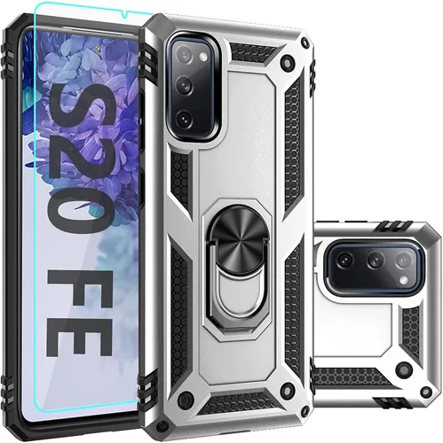 Miniatura 7 de Funda para Samsung Galaxy S20 FE, Funda Galaxy S20 FE 5G, con protector de pantalla, [grado militar] cubierta probada contra caídas de 16 pies