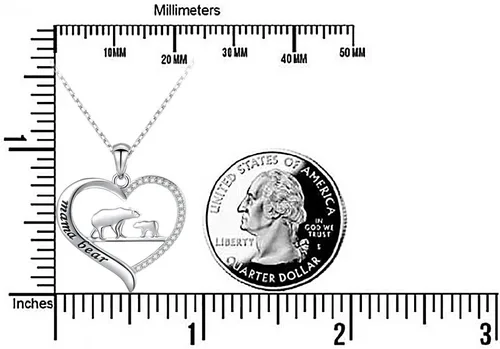 Miniatura 6 de Collar de plata esterlina para mamá, regalo para el día de la madre, dije o brazalete para mamá