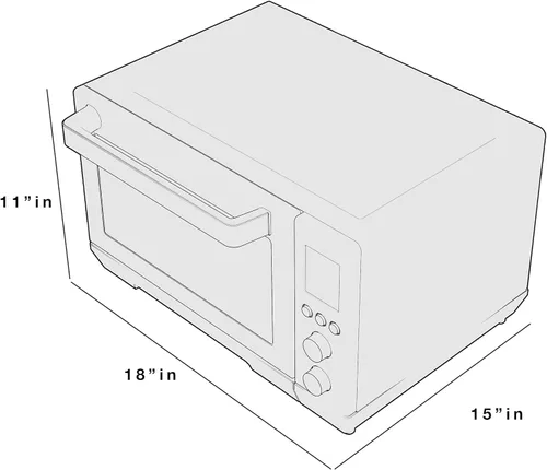 Miniatura 9 de GE - Horno tostador de convección Tecnología de calefacción Calrod Horno tostador de gran capacidad completo con 7 modos de cocción y accesorios