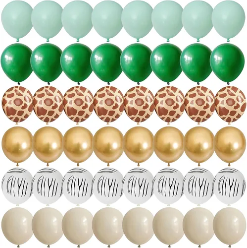 Miniatura 16 de Globos de arco iris bohemios, 60 unidades, retro, verde azulado, azul, rosa rubor, rosa, naranja oscuro, naranja claro, amarillo, verde salvia, azul