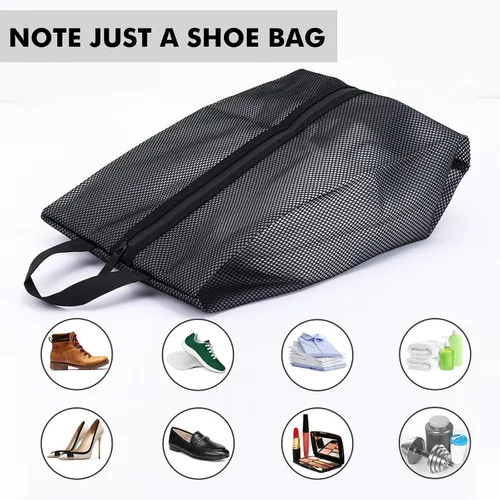 Miniatura 3 de Fixwal Bolsas de zapatos para viajes, Negro
