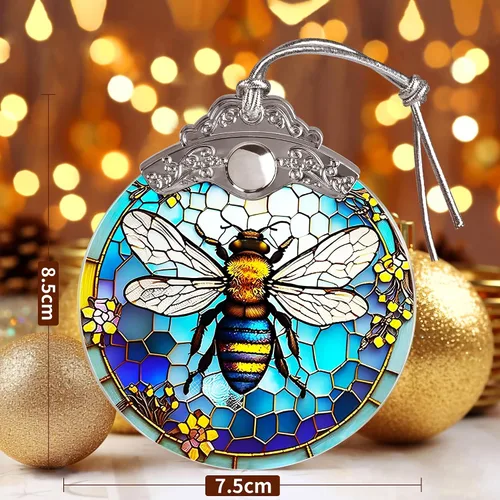 Miniatura 2 de Decoraciones navideñas de abejas – Adorno colgante de abeja de Jocidea – Árbol de Navidad de abeja – Decoración de Navidad de abeja – Regalo