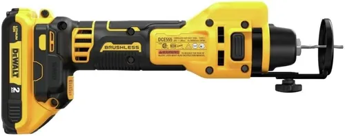 Miniatura 4 de DEWALT 20V MAX Herramienta de corte para paneles de yeso, herramienta de recorte, 2 baterías y cargador incluidos (DCE555D2)