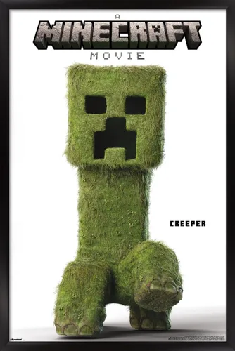 Miniatura 6 de A Minecraft Movie - Póster de pared de la serie Creeper, 34 pulgadas de largo x 22.4 pulgadas de ancho, versión sin marco