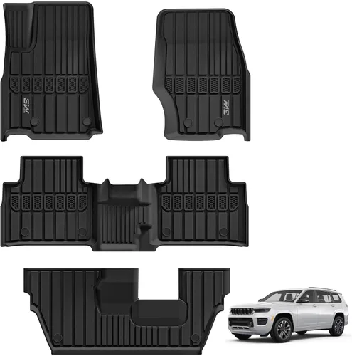 Miniatura 24 de 3W Forro de carga de ajuste personalizado para Jeep Wrangler 4XE 2021 2022 2023 2024 2025 híbrido de 4 puertas (No JL ni JK), tapete de maletero