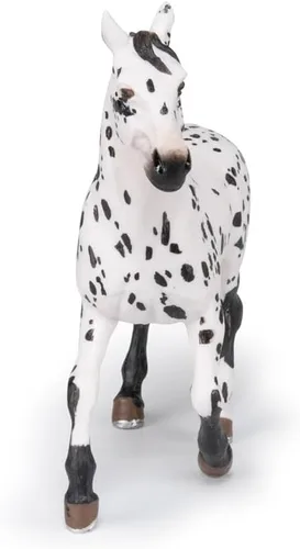Miniatura 6 de Papo - Figura de caballo Appaloosa negra realista para niños - A partir de 3 años - Colección de caballos y ponis - Juego educativo para montar a