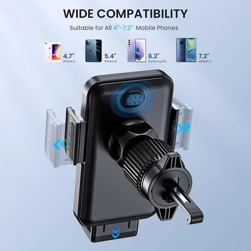 Miniatura 6 de GUWEZ Soporte de Teléfono Montaje para Coche para iPhone [Succión Potente] Soporte de Teléfono para Tablero del Coche Parabrisas Ventilación de Aire