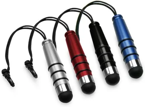 Miniatura 6 de BoxWave Stylus Pen compatible con Fitpolo Fitness Tracker con monitor de frecuencia cardíaca ID205L (1.3 pulgadas), mini lápiz capacitivo, lápiz