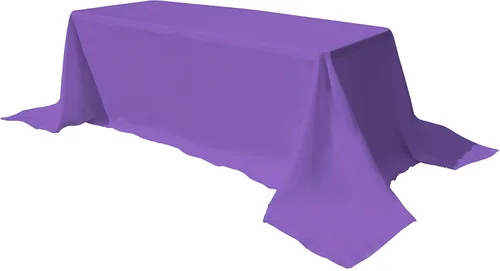 Miniatura 42 de GEFEII Servilletas de tela de poliéster sólido de 18 x 18 pulgadas para cocina, mantel rectangular cuadrado redondo para bodas, fiestas