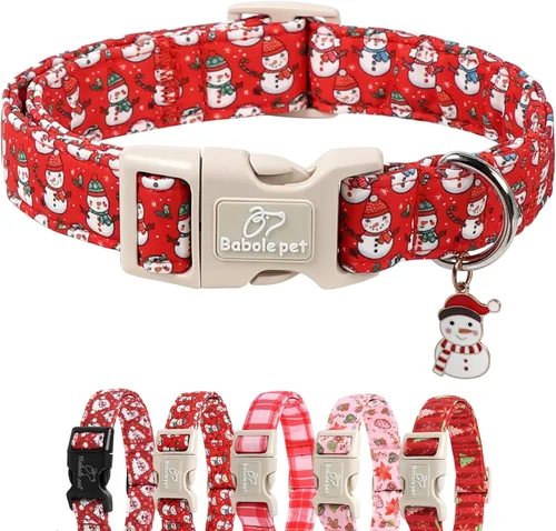Miniatura 31 de Collar de otoño para perro, lindo collar de cachorro con hojas de otoño, ligero, cómodo, ajustable, para mascotas pequeñas, medianas y grandes
