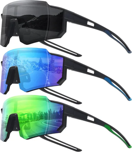 Miniatura 49 de STORYCOAST Lentes de sol deportivos polarizados para hombres y mujeres, para conducir, pesca, ciclismo, bicicleta de montaña, protección UV400