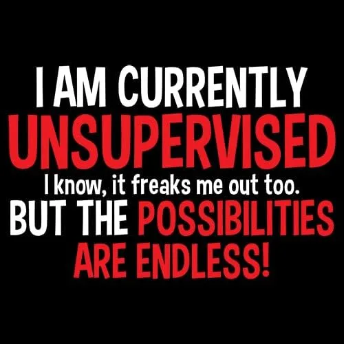 Miniatura 2 de I'm Currently Unsupervised Novelty Graphic Sarcastic Humorous Mens Funny T Shirt
