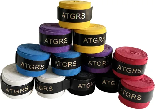 Miniatura 8 de Cinta de agarre para raqueta de tenis, paquete de 6, agarre de tenis de sensación seca, absorbente y mejorado, mejor para sudar las manos Seco