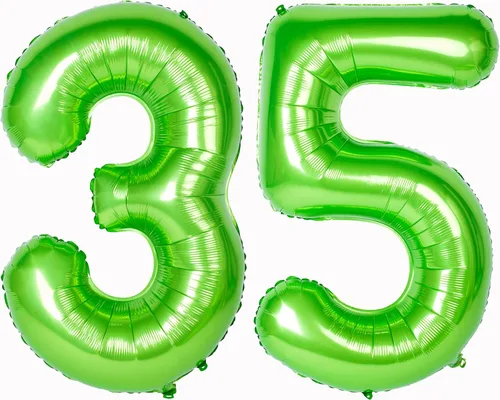 Miniatura 51 de Globo gigante de helio de 40 pulgadas, número 0 rojo, de poliéster, película de aluminio, 0-9, para niña y niño, autoinflable, dígito cero