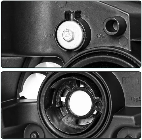 Miniatura 6 de TUSDAR Juego de montaje de faros delanteros con bombillas compatibles con Chevy Cobalt 2005-2010/Pontiac Pursuit 2005-2006/Pontiac G5 2007-2010 lado