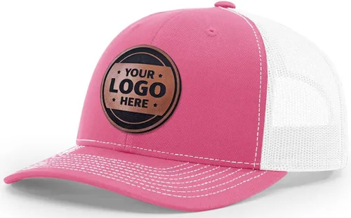 Miniatura 29 de Sombrero de parche de cuero de camionero personalizado grabado con láser