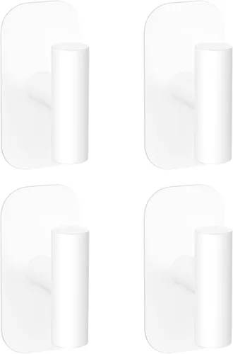 Miniatura 11 de Ganchos adhesivos para toallas para ducha, ganchos de baño resistentes al agua, perchas adhesivas montadas en la pared para Negro