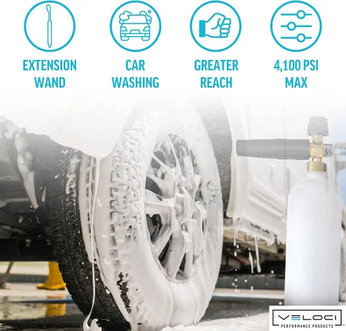 Miniatura 3 de MTM Hydro Kit de varilla de extensión de 20 pulgadas para lavado de autos y detalles de grado comercial