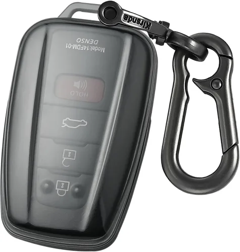 Miniatura 17 de Kirsnda Funda para llavero compatible con Toyota Camry RAV4 Highlander Avalon C-HR, Prius, Corolla, ect Accesorios para llaves remotas inteligentes