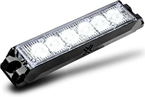 Miniatura 28 de LAMPHUS NanoFlare - Luz de advertencia estroboscópica de 5 pulgadas y 6 W, color blanco ámbar, luz de advertencia estroboscópica para parrilla