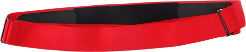 Miniatura 5 de Correa de pecho de repuesto para monitor de frecuencia cardíaca compatible con Polar H10 H9 H7 H1 Wahoo Tickr Garmin cinturón de pecho Rojo