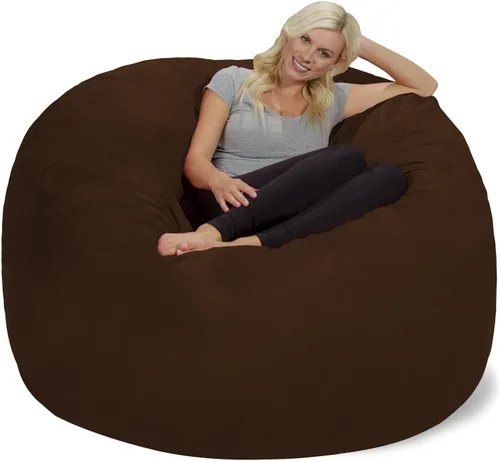 Miniatura 29 de Chill Sack Bean Bag Funda para silla, 3 pies, microgamuza - Oliva