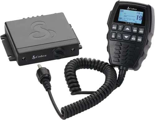 Cobra 75 All Road Radio CB Inalámbrica - Modo Dual AM/FM, 40 Canales Completos, Conectividad Bluetooth, Cancelación Digital de Ruido, Resistente al