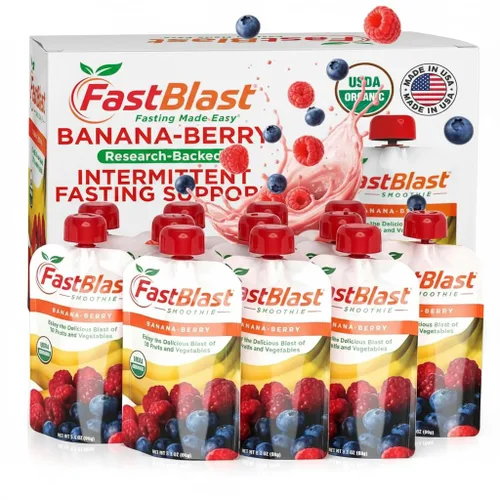 Bolsas de batidos de frutas y bayas de plátano, 1 paquete, 12 piezas de bocadillos orgánicos sin gluten para adultos, sin azúcar añadida, apoyo