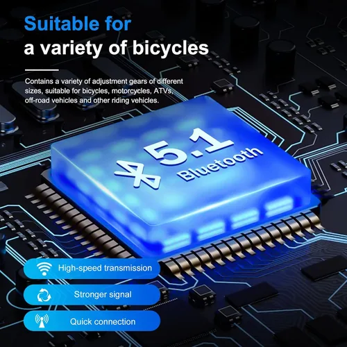 Miniatura 5 de SolaMr Q8 EUC Intercomunicador de motocicleta Bluetooth mango de control remoto para control FM, respuesta telefónica, conmutación de música