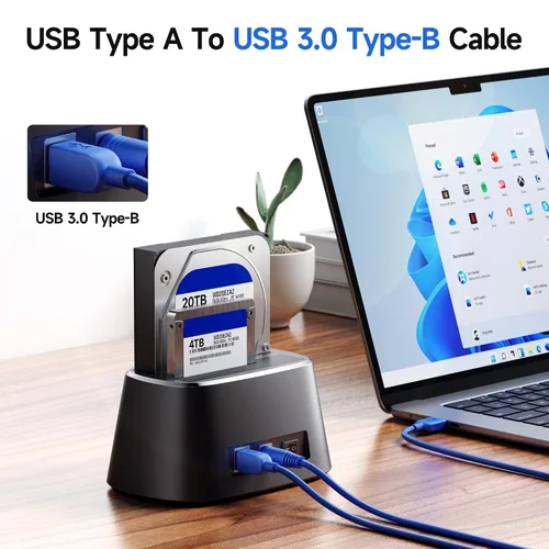 Miniatura 7 de Cable Matters cable USB 3.0 tipo A a B de máxima velocidad, Azul Azul / Patchwork