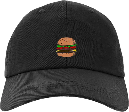 owndis Gorra de hamburguesa bordada para hombres y mujeres, gorra de béisbol ajustable