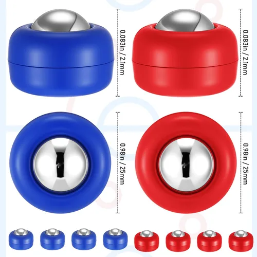 Miniatura 2 de Gejoy Mini Shuffleboard Discos de Repuesto Equipo de Mesa Rodillos Set Shuffleboard Curling Accesorios