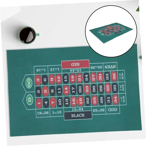 Miniatura 8 de Poker Boarg - Tapete de mesa de juego impermeable plegable para juegos de póquer, tapete de fieltro, reuniones familiares, fiestas temáticas