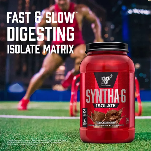 Miniatura 6 de BSN SYNTHA-6 - Proteína aislada en polvo, proteína de mantequilla de maní en polvo con aislado de proteína de suero, aislado de proteína de leche