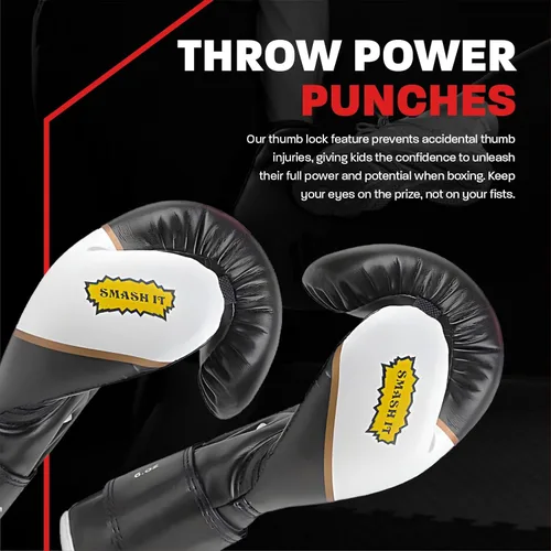 Miniatura 3 de Kids Boxing Gloves for Kids Children Youth Punching Bag Kickboxing Muay Thai Mitts MMA Training Sparring Gloves