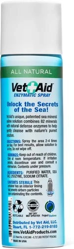 Miniatura 8 de Spray para el cuidado de heridas de animales – Cuidado de heridas de mascotas – Spray salino para el cuidado de mascotas – Soporta dermatitis
