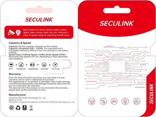 Miniatura 4 de Tarjeta de memoria TF FAT32 Formato Clase 10 de alta velocidad de lectura/escritura 24/7 grabación para cámara de seguridad Dash Cam y más (128GB)