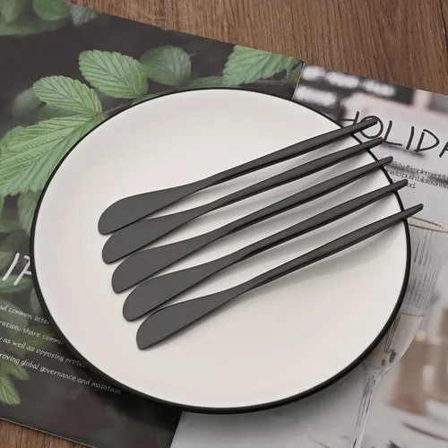 Miniatura 7 de Cuchillo esparcidor de 6 piezas, cuchillos esparcidores de queso de acero inoxidable para cocina, cuchillo de postre para aperitivo, mantequilla
