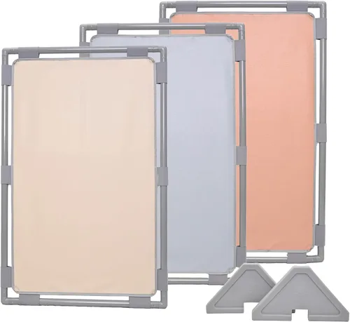 Miniatura 17 de Children's Factory Juego de 3 paneles de juego rectangulares, panel divisor de habitación para niños, partición de aula, pantalla independiente