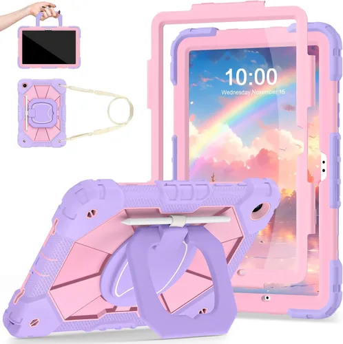 Miniatura 19 de Auizotl Funda para Samsung Galaxy Tab A9+/A9 Plus de 11 pulgadas (SM-X210/X216/X218) con protector de pantalla/soporte giratorio/soporte