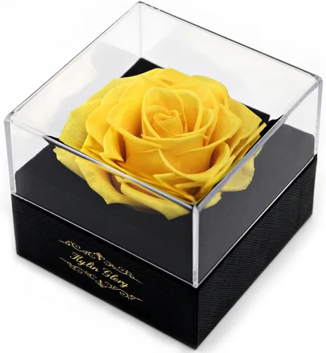 Miniatura 7 de Rosa preservada de flores recién cortadas para mujeres, mamá, esposa, novia, regalo de flores, decoración de rosa real para el día de la madre, día